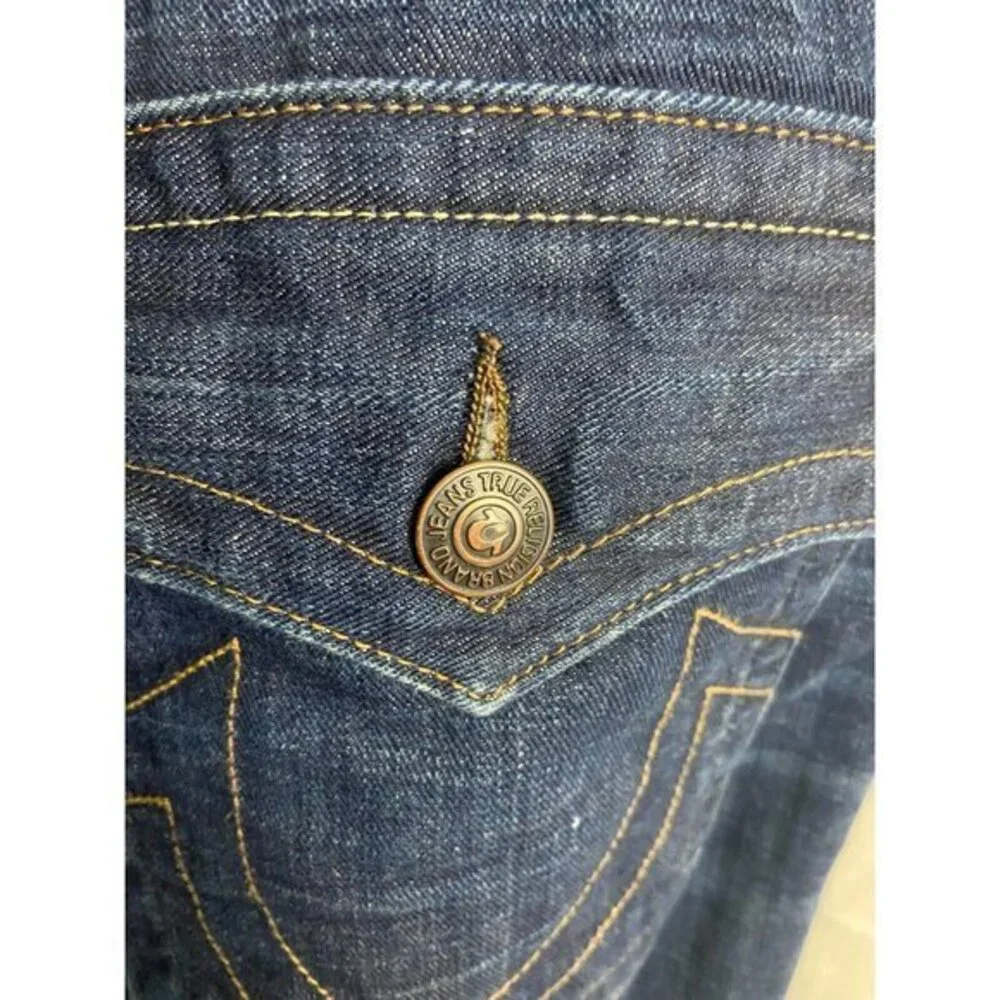 Vintage True Religion Mens Blue Jeans‎ 39x34 Ricky Relaxed Straight Y2K USA